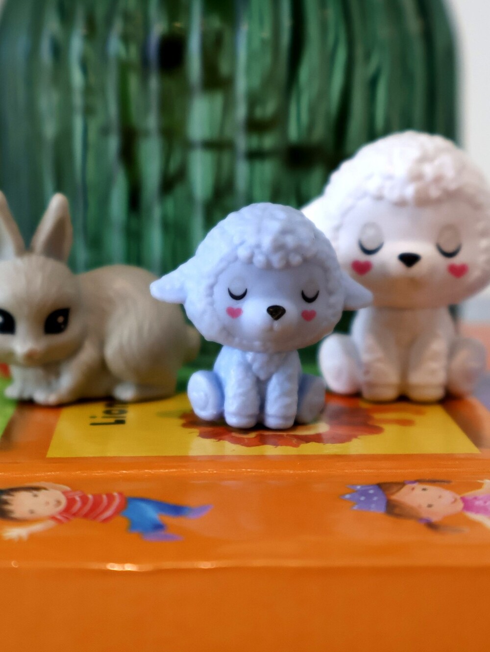 Barbie Cutie Reveal Mini Pet Lot of 3 Replacement Figures Bunny Lamb